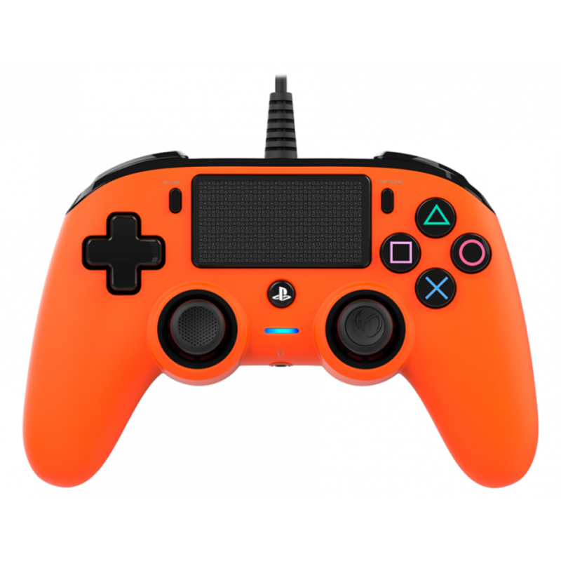 GAMEPAD NACON OFICIAL PS CON CABLE COMPACT NARANJA PS4