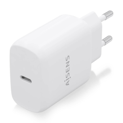 CARGADOR AISENS USB-C PD3-0 1 PUERTO 1XUSB-C 25W BLANCO