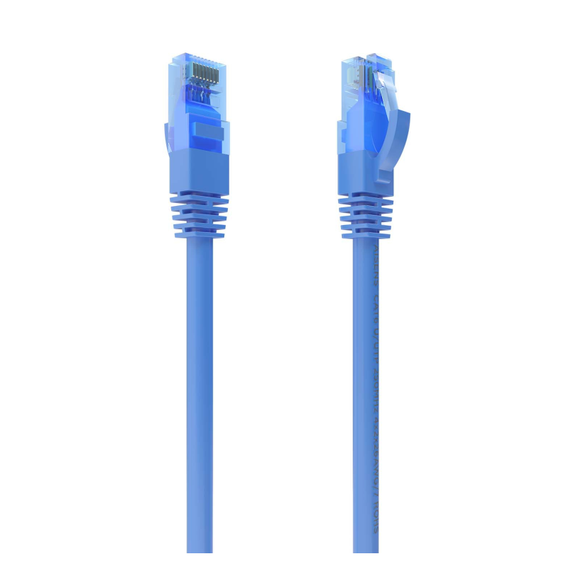 Cable de Red RJ45 AWG26 CCA UTP Aisens A135-0801 Cat-6- 2m- Azul