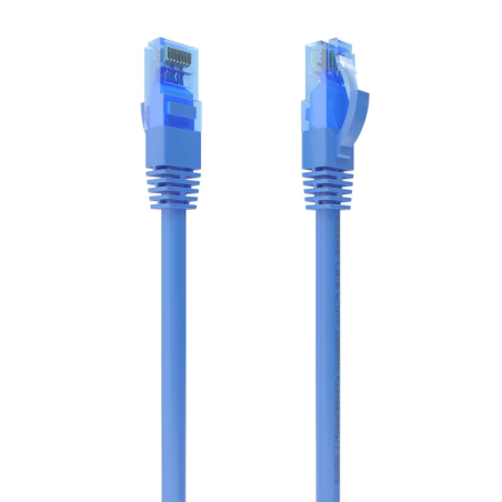 CABLE RED AISENS LATIGUILLO RJ45 CAT-6 UTP AWG26 CCA AZUL 2-0M