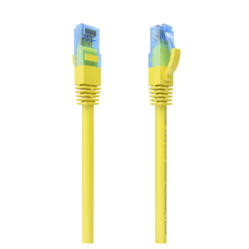 Cable de Red RJ45 AWG26 CCA UTP Aisens A135-0834 Cat-6- 2m- Amarillo