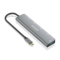 HUB AISENS USB 3-2 GEN1 USB-C-M-USB-C PD100W-H-USB-C-H-3XUSB-A-H