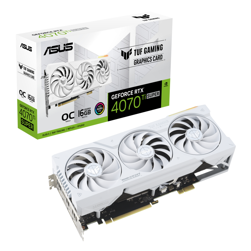 TARJETA GRAFICA ASUS TUF RTX 4070TI SUPER OC 16GB GAMING BTF