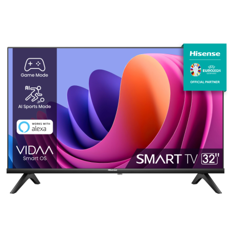 TV HISENSE 32A4N 32"MODO JUEGO DEPORTES IA DOLBY DTS TDT