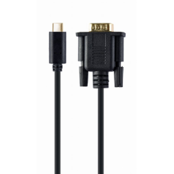 ADAPTADOR USB C A VGA M 2 M NEGRO BLISTER