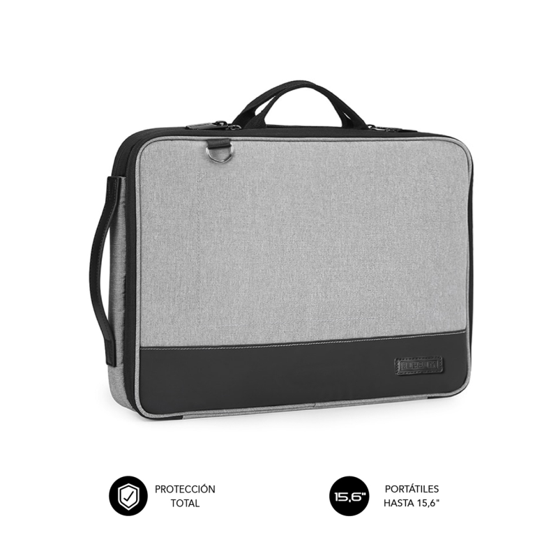 Maletín Subblim Advance Laptop Sleeve para Portátiles hasta 14"- Gris