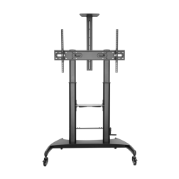 Soporte de Pie Inclinable con Ruedas y Manivela Aisens FT100TE-123 para TV 60-100"- hasta 100kg