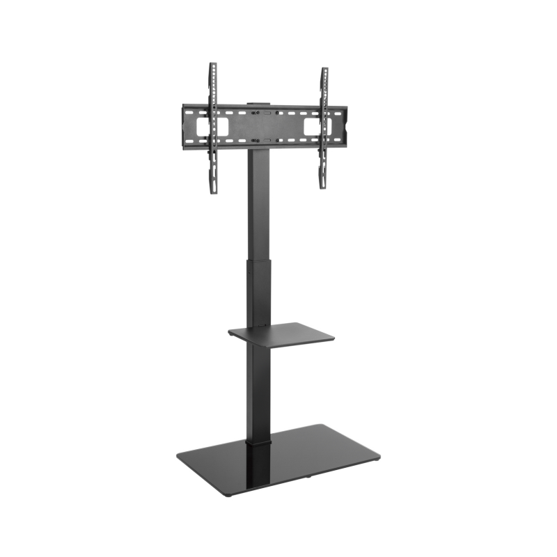 SOPORTE DE SUELO AISENS CON BANDEJA DVD 37"-70" 40KG