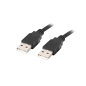 CABLE USB 2-0 LANBERG MACHO-MACHO 1-8M NEGRO