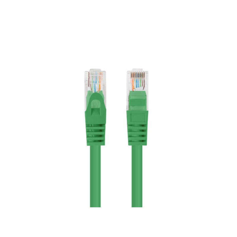 CABLE RED LANBERG LATIGUILLO CAT-6 UTP 7-5M VERDE FLUKE PASSED