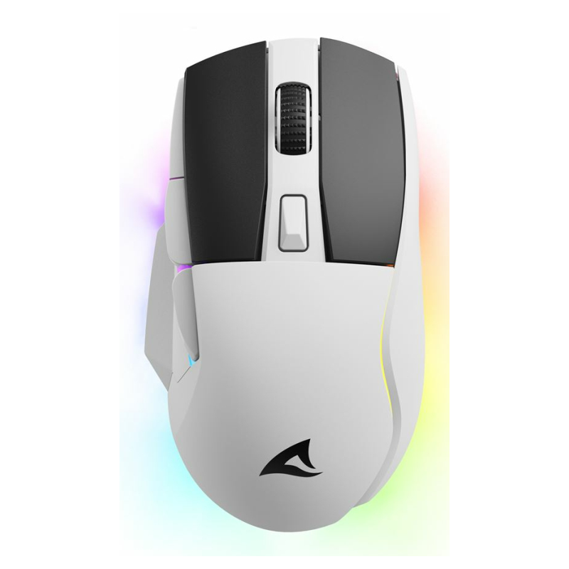 RATON GAMING SHARKOON SKILLER SGM50W BLANCO