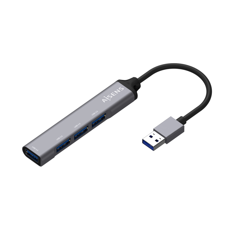 Hub USB 3-0 Aisens A106-0540- 4xUSB