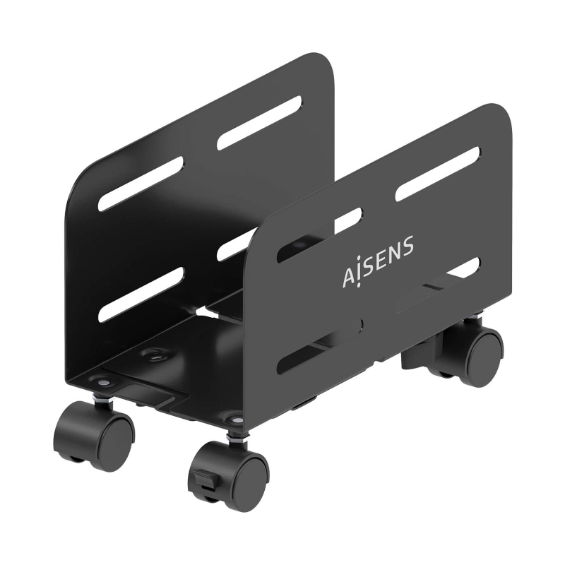 SOPORTE AISENS CPU METALICO AJUSTABLE DE SUELO NEGRO