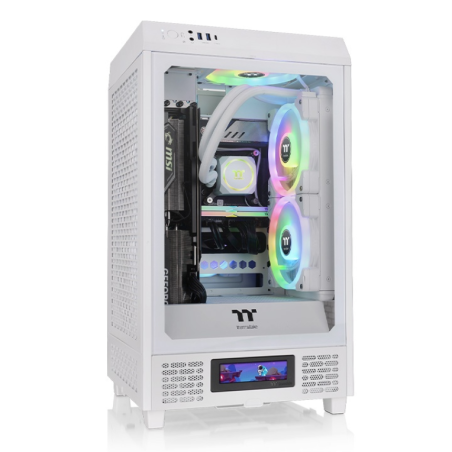 CAJA THERMALTAKE THE TOWER 200 MINI-ITX 2XUSB 3-0 SIN FUENTE BLANCO