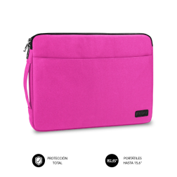 Funda Subblim Urban Laptop Sleeve para Portátiles hasta 15-6"- Rosa