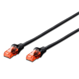 CABLE DE RED EWENT CAT 6 U-UTP DE 5,0 METROS EN COLOR NEGRO