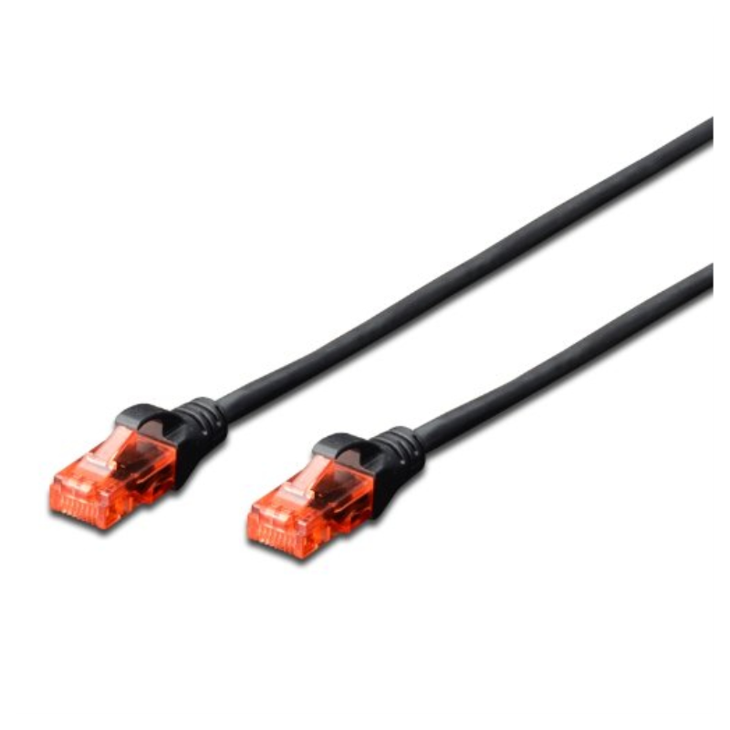 CABLE DE RED EWENT CAT 6 U-UTP DE 5,0 METROS EN COLOR NEGRO