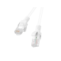 CABLE RED LANBERG LATIGUILLO CAT-5E UTP 5M BLANCO FLUKE PASSED