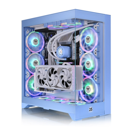 CAJA THERMALTAKE CTE E600 MX HYDRANGEA BLUE ARGB ATX 2XUSB 3-0 SIN FUENTE AZUL