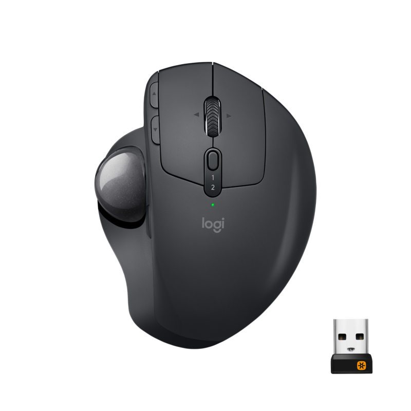 Ratón Trackball Inalámbrico Logitech MX ERGO- Batería recargable- Hasta 2048 DPI