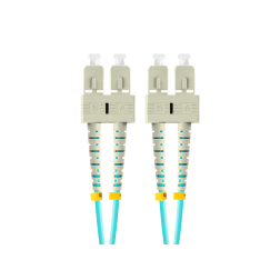 CABLE DE FIBRAOPTICA LANBERG 1M MULT SC-UPC-SC-UPC DUPLEX OM3 50-125 LSZH AZUL