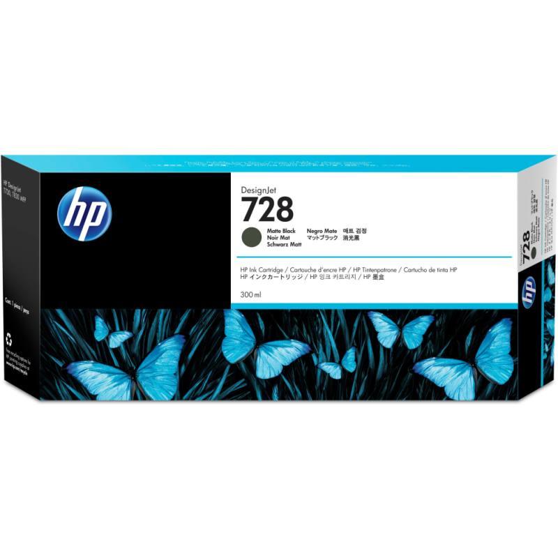 TINTA HP 728 NEGRO MATE