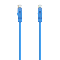 CABLE RED AISENS LATIGUILLO RJ45 LSZH CAT-6A UTP AWG24 25CM AZUL