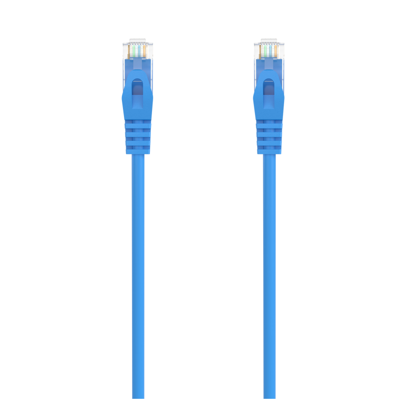 Cable de Red RJ45 AWG24 UTP Aisens A145-0570 Cat-6A- LSZH- 25cm- Azul