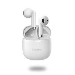 Auriculares coolbox tws - 01 manos libres blancos