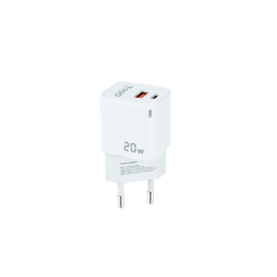 CARGADOR DE PARED TOOQ USB-C PD USB-A QC 20W