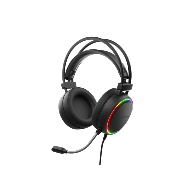 AURICULARES GAMING GENESIS NEON 613 2-0 RGB NEGROS