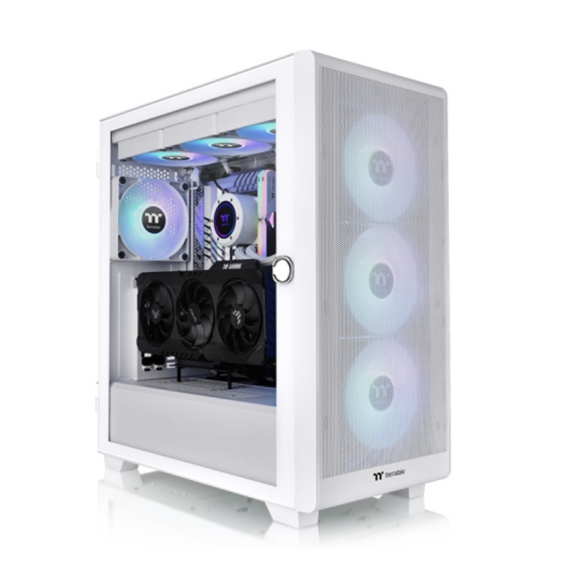 CAJA THERMALTAKE S250 TG ATX 2XUSBA 3-2 ARGB SIN FUENTE BLANCO