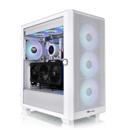 CAJA THERMALTAKE S250 TG ATX 2XUSBA 3-2 ARGB SIN FUENTE BLANCO