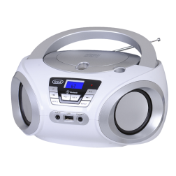 BOOMBOX ESTEREO PORTÁTIL CD BLUETOOTH USB AUX-IN TREVI CMP 544 BT BLANCO