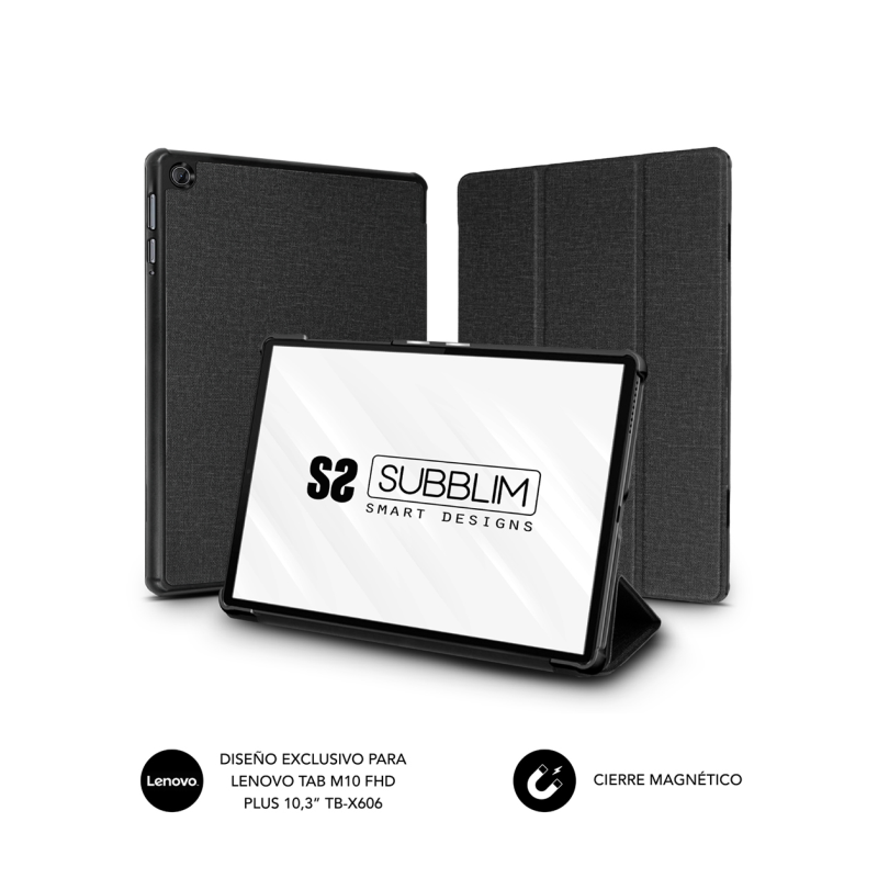 Funda Subblim Shock Case CST-5SC110 para Tablet Lenovo M10 FHD Plus TB-X606 de 10-3"- Negra