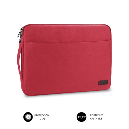 Funda Subblim Urban Laptop Sleeve para Portátiles hasta 15-6"- Roja