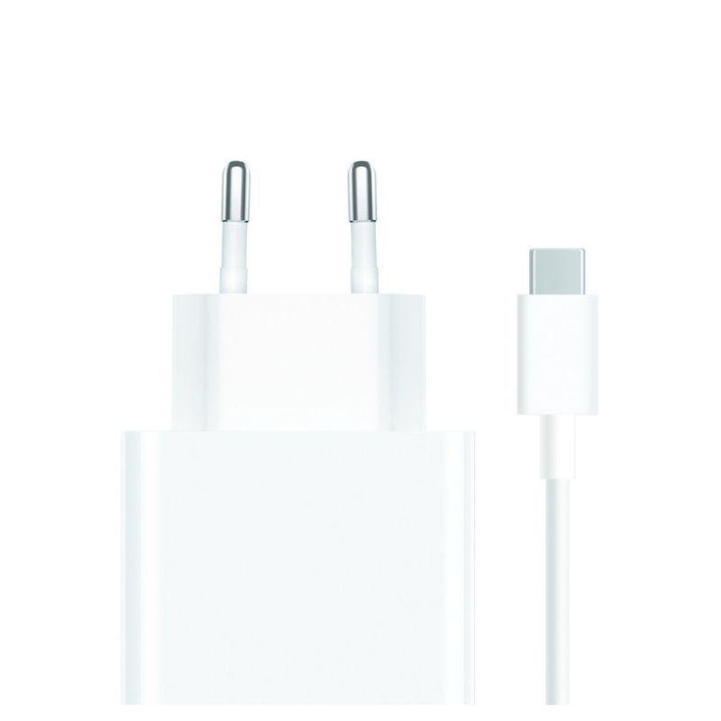 CARGADOR DE PARED XIAOMI TIPO-A 67W + CABLE WHITE