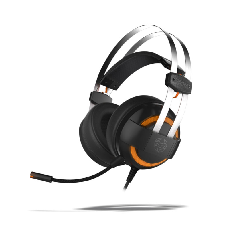 AURICULAR GAMING KROM KODE NEGRO MICROFONO USB