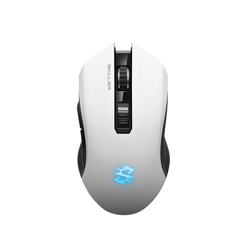 RATON GAMING SHARKOON SGM3 BLANCO RGB