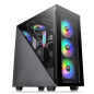 CAJA THERMALTAKE DIVIDER 300 TG ARGB ATX 2XUSB 3-2 SIN FUENTE NEGRO