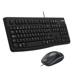 COMBO TECLADO RATON LOGITECH MK120 USB NEGRO