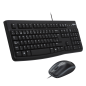 COMBO TECLADO RATON LOGITECH MK120 USB NEGRO