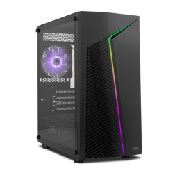 CAJA NOX INFINITY RGB M-ATX CHASSIS MINITORRE NEGRO