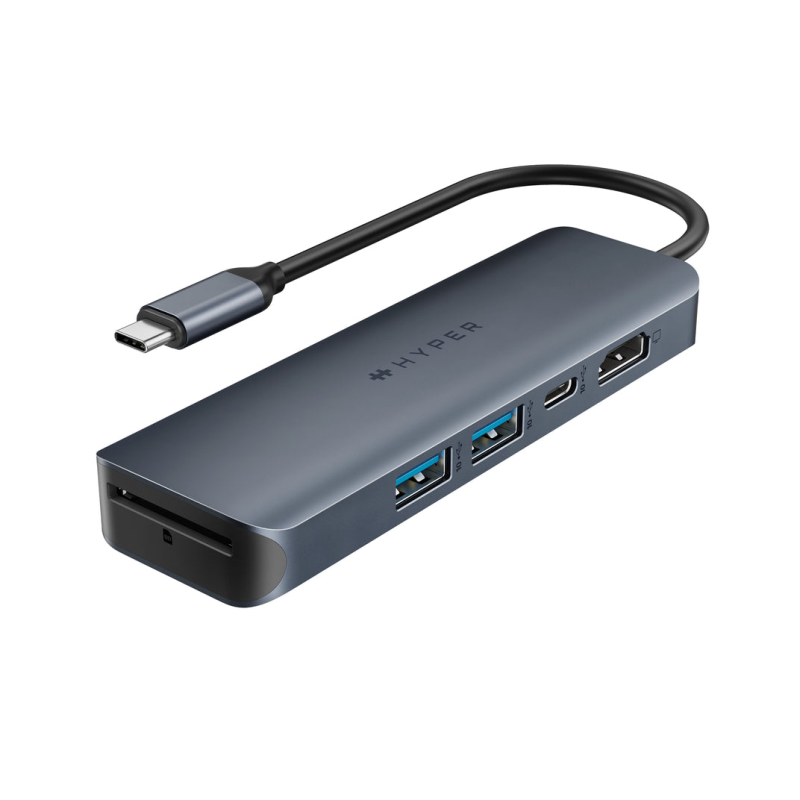 HYPER DRIVE ECOSMART GEN-2 UNIVERSAL USB-C® 6-IN-1 HUB W 100 W PD POWER