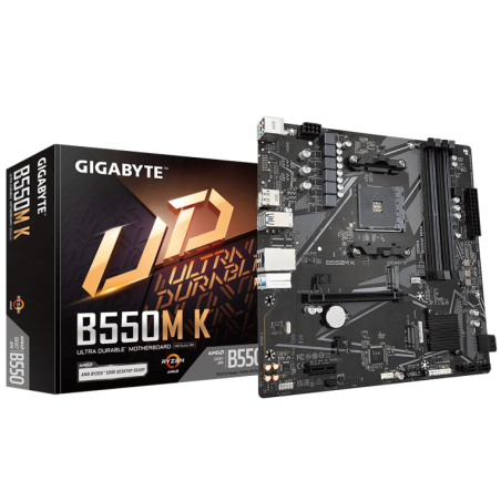 PLACA BASE GIGABYTE B550M K AM4 MATX 4XDDR4