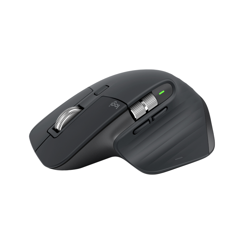 Ratón Inalámbrico por Bluetooth Logitech MX Master 3S- Batería recargable- Hasta 8000 DPI- Grafito