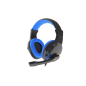 AURICULARES GAMING GENESIS ARGON 100 2-0 MINI JACK NEGRO-AZUL