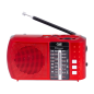 RADIO PORTÁTIL MULTIBANDA BLUETOOTH USB MICRO SD TREVI RA 7F20 BT ROJO