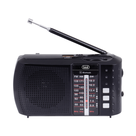 RADIO PORTÁTIL MULTIBANDA BLUETOOTH USB MICRO SD TREVI RA 7F20 BT NEGRO