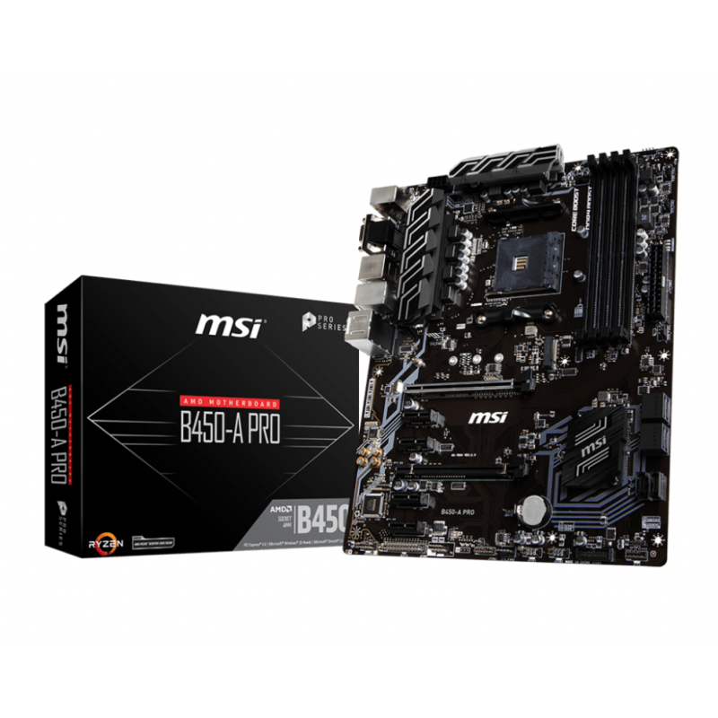 PLACA BASE MSI B550-A PRO AM4 ATX 4XDDR4